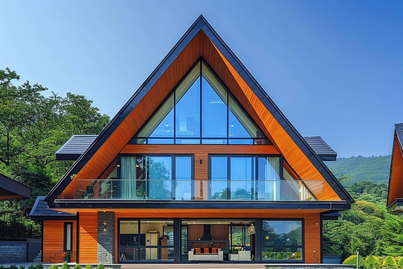Avantages architecturaux et écologiques des maisons en A