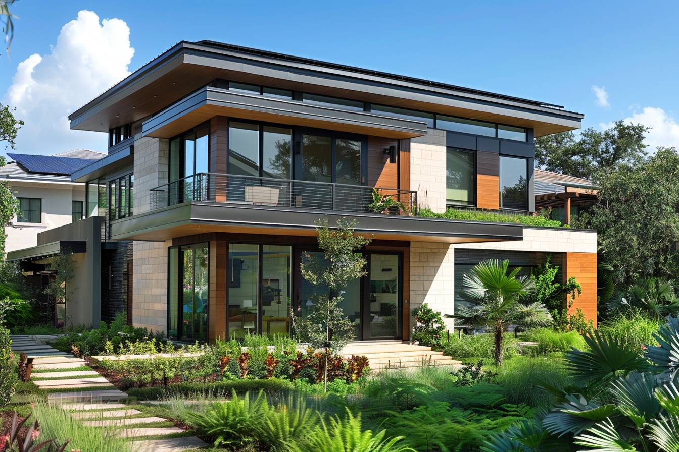 Impact écologique et économies dans la construction de maisons modernes