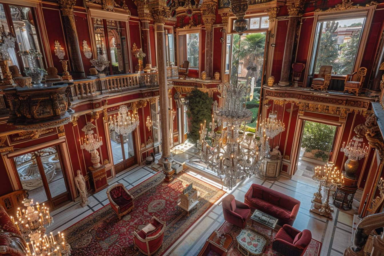 La vie quotidienne dans une maison cardinalice