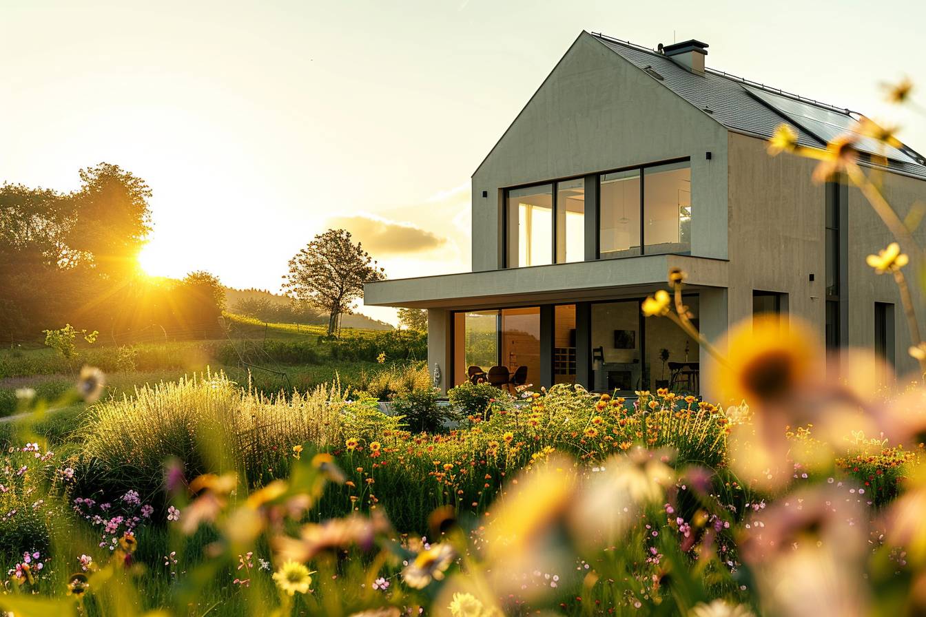 Synthèse des principes de la maison côté soleil